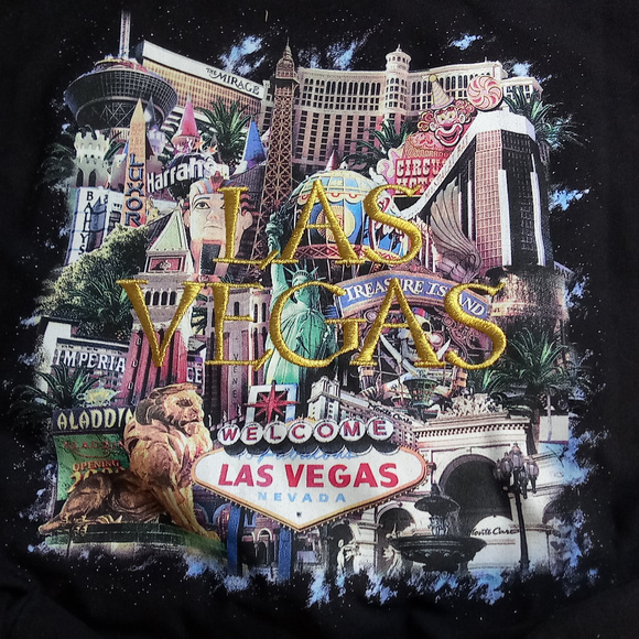 *Las Vegas Strip Casinos ~ Reusable Black Tote Bag - Picture 2 of 9